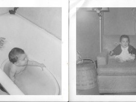 1954 - Mary, bath & chair.jpg